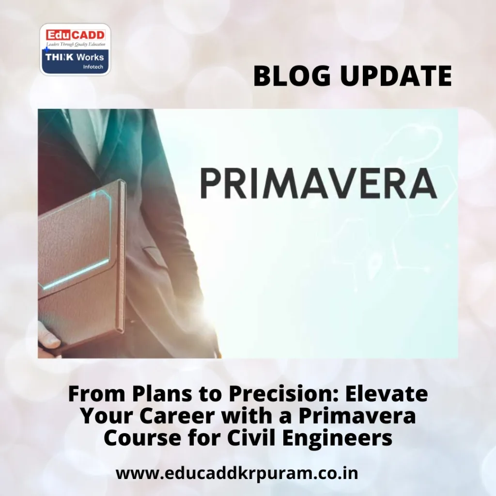Primavera course for civil engineers project management training