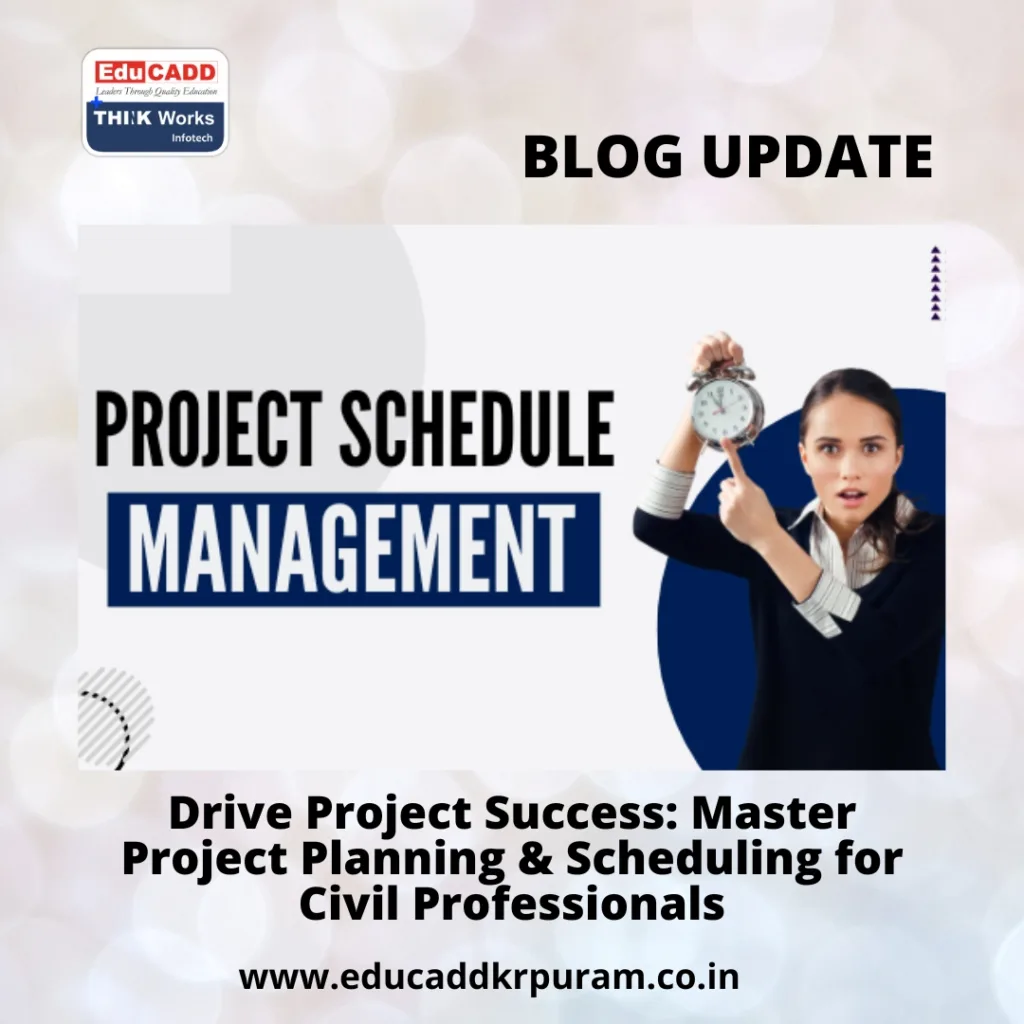 Civil engineer mastering project planning and scheduling