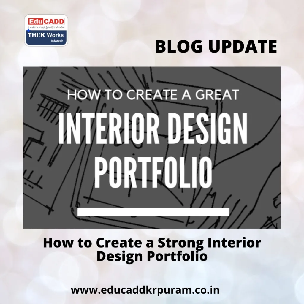 Strong interior design portfolio ideas for aspiring designers