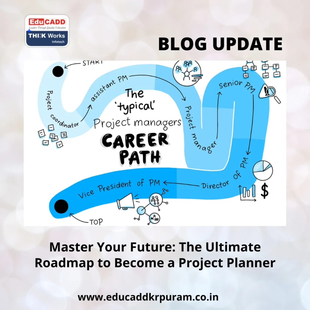 Step-by-step project planner career roadmap