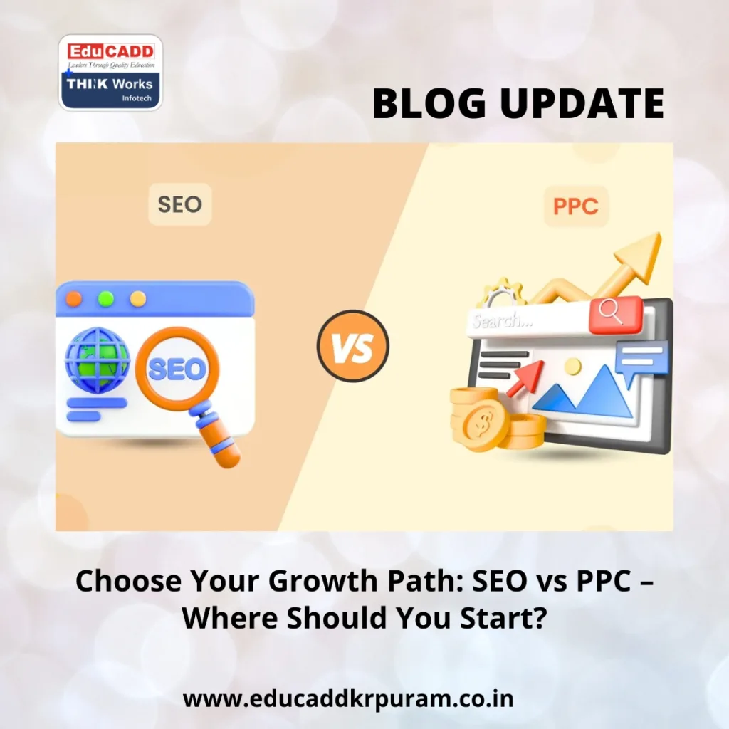 SEO vs PPC growth strategy comparison