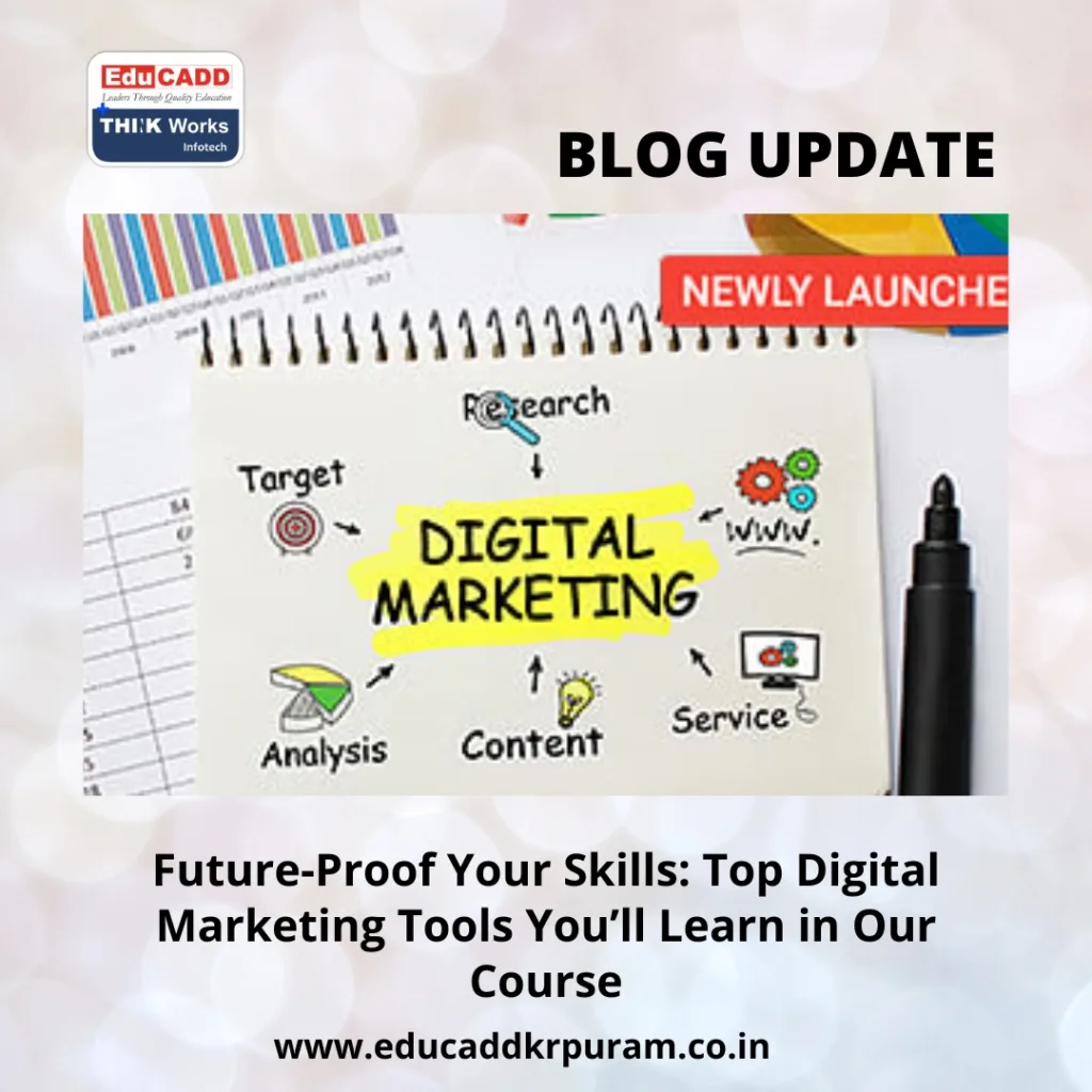 top digital marketing tools in training session