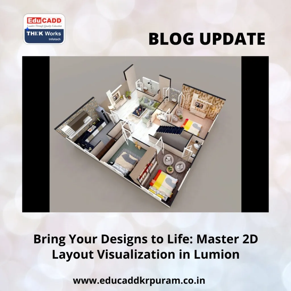 2D Layout Visualization Lumion