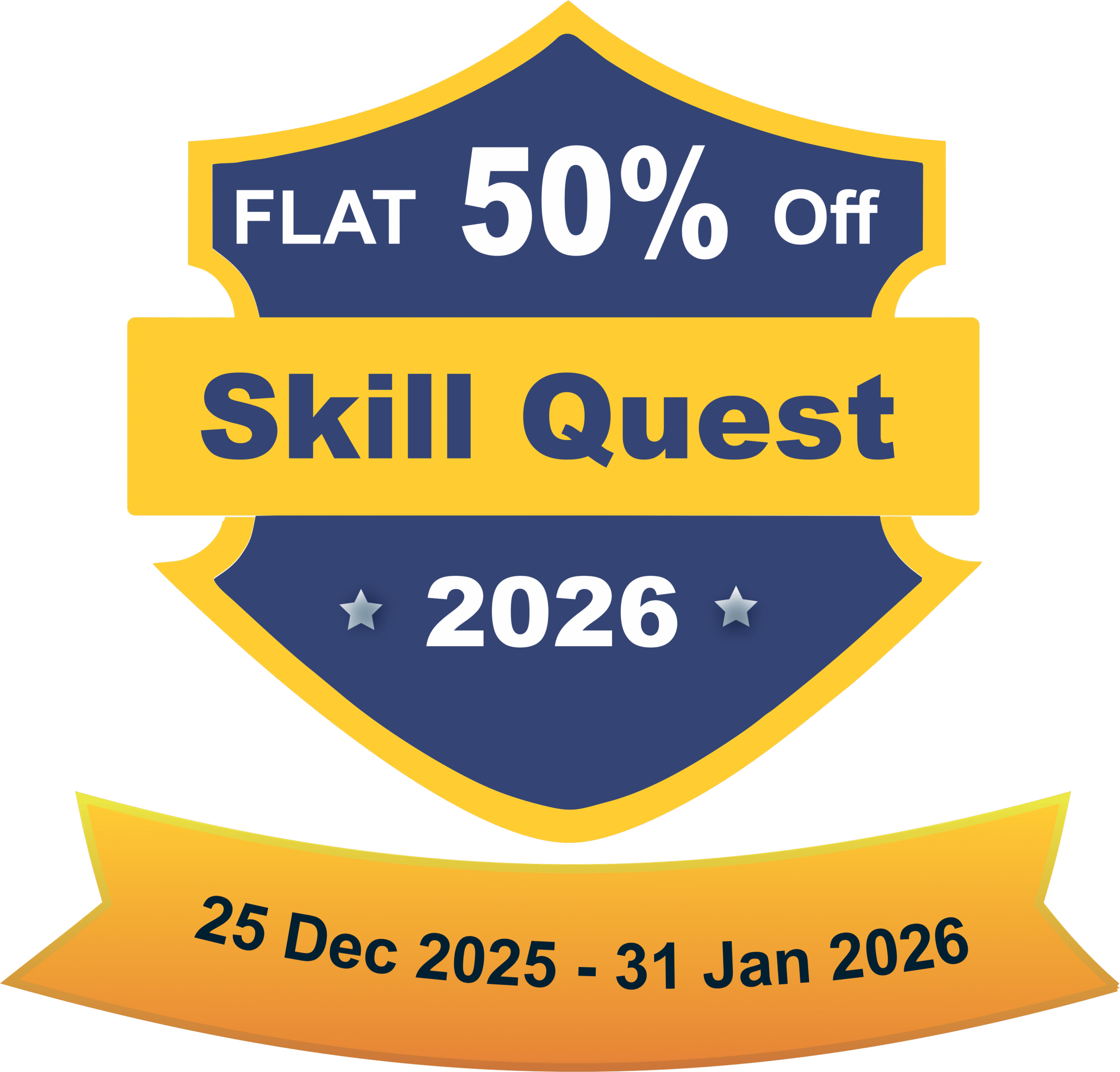 Skill Quest Avail Flat 50%off Scholarship with no conditions