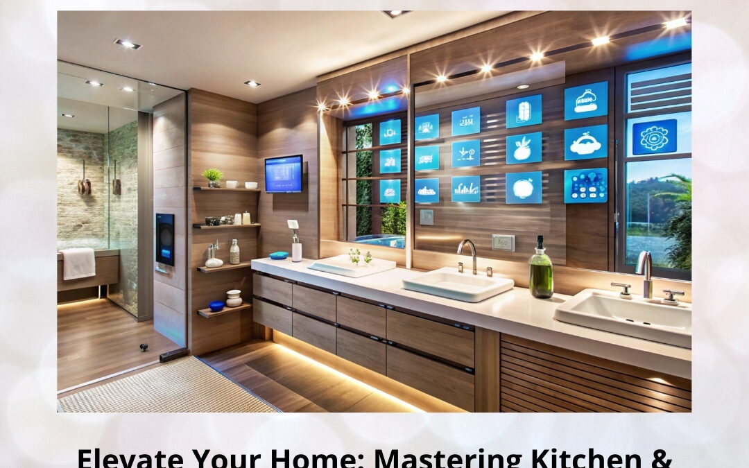 Elevate Your Home: Mastering Kitchen & Bathroom Design for Style, Function, and Innovation