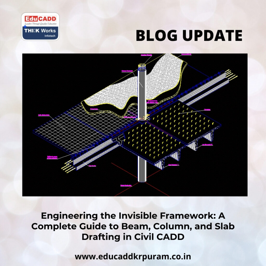 Beam Column Slab Drafting