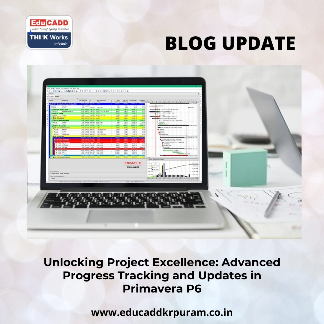 P6 Progress Line Primavera P6 Progress Tracking | EduCADD KR Puram